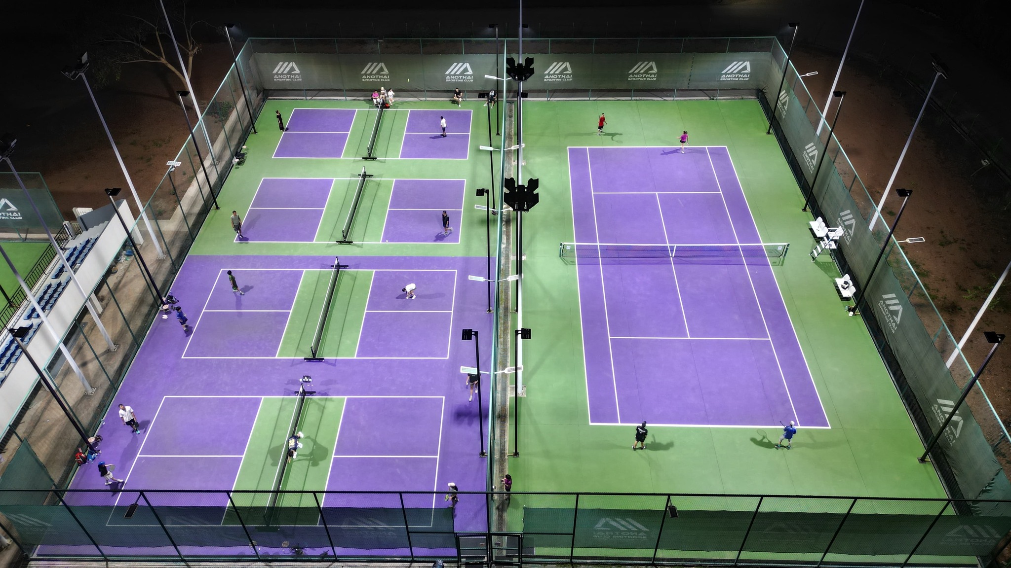 Top view of Anothai courts