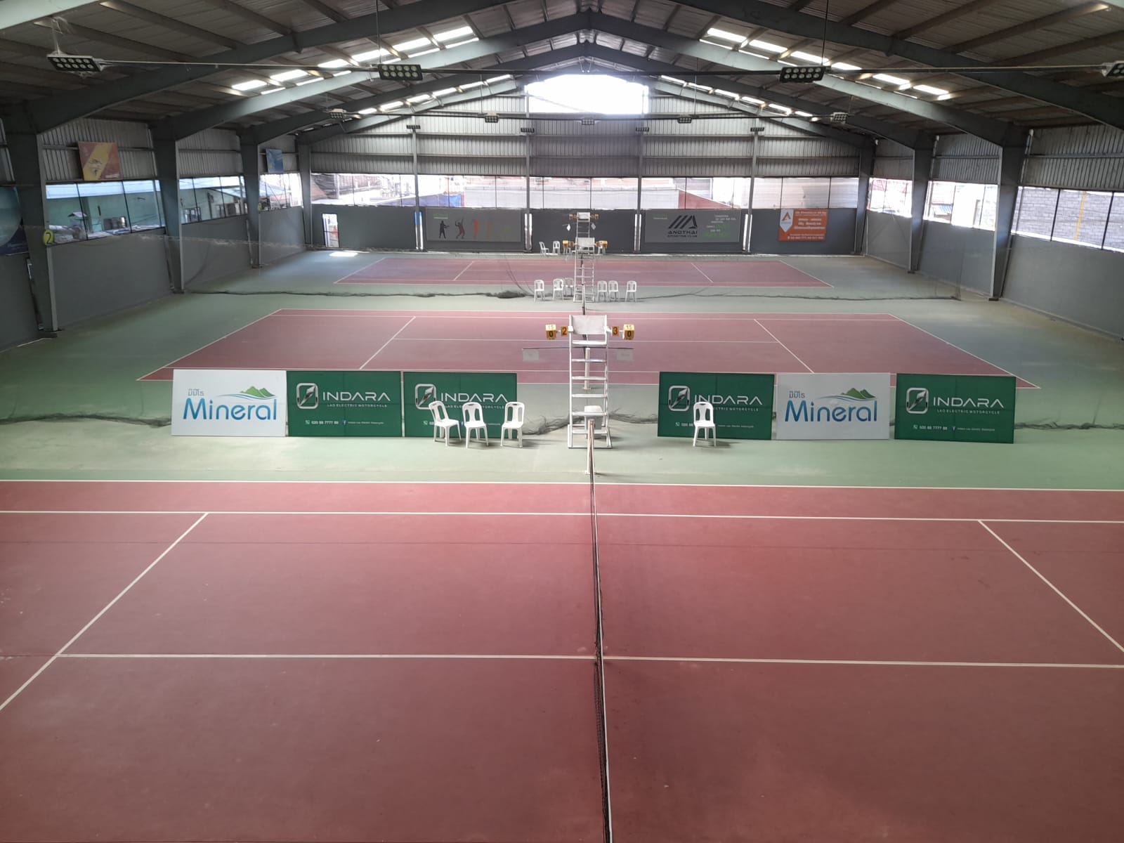 Anothai tennis courts in Vientiane